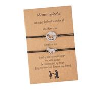 1 Set Mother Daughter Bangle Handmade Cord Bracelet for Mother's Day Durable Moms and Daughters Strengthen Bonds with Style