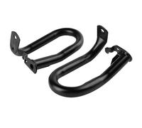 1 Set Motorcycle Crash Bar Rear Lower Side Case Protector Highway Bars Compatible with Harley-Davidson CVO Road Glide, Street Glide 2023 2024, Matte Black, Aluminum Alloy(rear)