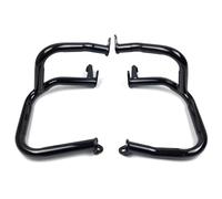 1 Set Motorcycle Crash Bar Rear Lower Side Case Protector Highway Bars Compatible with Harley-Davidson CVO Road Glide, Street Glide 2023 2024, Matte Black, Aluminum Alloy(front)