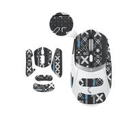 1 Set Mouse Anti-slip Grip Tape Fit for Logitech G309,toergy Sweat Resistant,Easy to Use,Self-Adhesive Design,Elastics Refined Side Stickers,Professional Mice Upgrade Kit,Black Printed Pattern