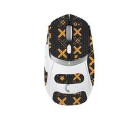 1 Set Mouse Anti-slip Grip Tape Fit for Logitech G309,toergy Sweat Resistant,Easy to Use,Self-Adhesive Design,Elastics Refined Side Stickers,Professional Mice Upgrade Kit,Black Gold Print Pattern