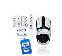 1 Set Mouse Anti-slip Grip Tape Fit for Logitech G703 LIGHTSPEED Pro,toergy Sweat Resistant,Self-Adhesive Design,Elastics Refined Side Stickers,Professional Mice Upgrade Kit,Gradient Printed Pattern