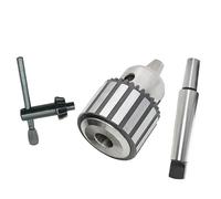 1 Set MTA MTB MT2 MT3 MT4 B10 B12 B16 B18 Threaded Shank Heavy-Duty Drill Chuck Neck Lathe CNC Drilling Machine Tool Holder(MTB2-B18 (3.0-16mm))