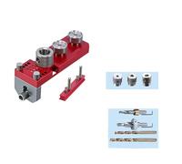 1 Set Multifunctional Aluminum Alloy Hole Locators for Precise Drilling in Aluminum Extrusions Easy to Operate Metalworking Jig