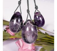 1 Set Natural Pink Rose Quartz Yoni Jade Eggs Healing Crystal Massage Stick Stone Women Kegel Exerciser Reiki Healing Gemstone-Good Dream Amethyst ...