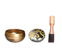 1 Set Nepal Meditation Bowl Calming Singing Bowl Himalayan Singing Bowls Chakra Bowls Sound Bowl Buddhist Meditation Bowls Tibetan Gong Hand Making Singing Bowl Yoga Cotton Peace