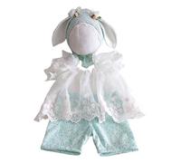 1 Set Newborns Photoshoots Dress Lace Bodice Tulle Skirt Cotton Lining Baby Girls Outfit with Animal Ears Hat Girls Lace Newborns Outfit