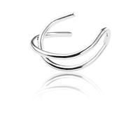 1 Set of 2 Ear Cuffs, Ear Cuffs, No Piercing, Earcuff, Double Silver Durability