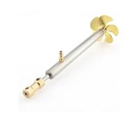 1 set of 4mm boat shaft drive shaft + D39mm 5 blade copper left propeller + copper coupling + bushing(006 L10cm -4x6mm)