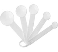 1 set of 5/6 piece plastic measuring spoons premium measuring spoons plastic teaspoons table spoons utensil kitchen tool perfect for home, kitchen Durable and clever