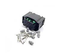 1 set of 8-pin 1-1534229-1 ACC electronic eye radar sensor lane changing auxiliary connector suitable for 4F0972708(Svart)