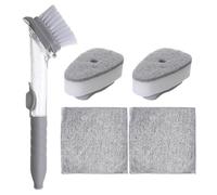 1 Set Of Cleaning Brushes, 2 Pieces Of Rags, Cleaning Tools, Kitchen Tableware Brushes, Sink Cleaning Brushes, Handle Cleaning Brushes