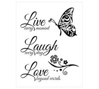 1 Set of English Wall Stickers - Inspirational Quote Decorative Stickers, Suitable for Home and Office Art Decoration