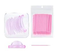 1 Set Of Eyelash Burning Gaskets And 1 Pack Of Eyelash Cotton Swabs, Eyelash Cleaning Sticks, Beauty Wipe Tools, Eyelash Beauty Accessories.