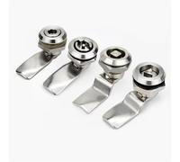 1 Set of Installation Distribution Cabinet Lock Panel 304 Stainless Steel Cam Tin Sleeve Communication(S Type Lock core,BH0)