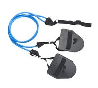 1 Set of Swimming Training Band Adjustable Pool Swim Training Tether Handle 20lb Resistance Band for Swimmers (C)