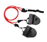 1 Set of Swimming Training Band Adjustable Pool Swim Training Tether Handle 20lb Resistance Band for Swimmers (B)