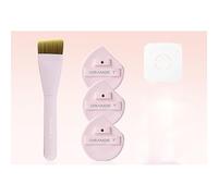 1 Set Orange T Puff Cushion Makeup Beauty Sponge Set, Thick & Thin Soft Makeup Foundation Puff With Case for Wet Use (Set B)