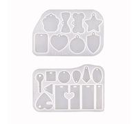 1 Set Pet Dog Tag Epoxy Resin Mold Hanging Pendant Silicone Jewelry Necklace Earrings Casting Tools Jewelry Necklace Earrings Casting Tools