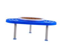 1 Set Pigeon Nest Hatching Nest Breeding Mats Parrot Nest Birdcage Bird Cage with Stand Birdhouse Bird Breeding Nest Birds Eggs Parrot Cage Budgie Cockatiel Quail Nests Abs Blue