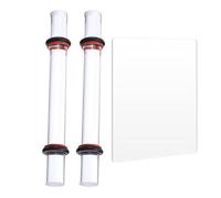 1 Set Polymer Clay Tools 1Pc Acrylic Board and 2Pcs Clay Rolling Pin for Clays Clear Acrylic Clays Rollers for Shaping DIY Clay Crafts Pottery