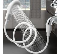 1 Set Portable Sink Faucet Shower Head Quick Connect Household Bathroom Shower for Pet Bathing,Home & Outdoor Use,131 * 6cm