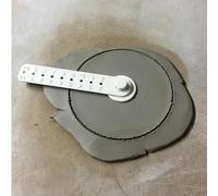 1 Set Pottery Clay Circular Cutting Ruler Divider 0.79-6.3Inch Flexible Interchangeable Perforated Clay Craft Tool