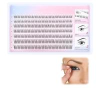 1 set Premium Cluster Lashes, No Glue Needed Eyelashes Self Adhesive Lashes, Ultra-Soft 0.05mm Bands for 24+ Hour Wear - Reusable False Eyelashes for Everyday & Party Looks