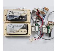 1 Set ProBucker Alnico Electric Guitar zebra Humbucker Pickups with Pro Wiring Harness For EPI