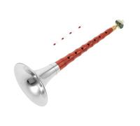 1 Set Professional Wood Suona Instrument Key Suona for Beginners Lightweight Wind Instrument for Easy Melodies Includes Reed and Air Bag for Practice and Performance Random Color