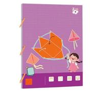 1 Set Pull String 3D Geometry Learning Book Portable Puzzle Book Educational For Children Gift Baby Toys Kid Birthday