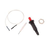 1 Set Push Button Piezo Ignitor with Cable Spark Ignition Kit Pressing Sparking for Oven Stove BBQ Camping Hiking Kitchen
