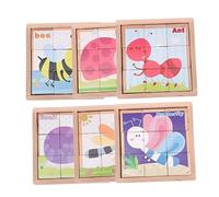 1 Set Puzzle Creative Insect Building Blocks for Early Education Develop Observation Problem Solving Skills Montessori Playthings for Boys