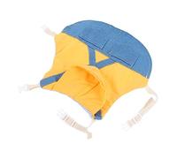 1 Set Rabbit Chest Bunny Leash Cat Gown Puppy Outfits Bunny Vest Harness Pet Rabbit Traction Rope Guinea Pig Harness Ado (Yellow L)