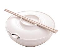 1 Set Ramen Bowl Japanese Noodle Bowl Instant Noddles Bowl With Chopstick And Spoon