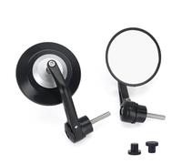 1 Set Rear Side Mirrors Motorcycle Bar End Mirrors For For Z900RS Cafe 2018-2024 Handlebar Rear View Side Mirror Provides A Clear Glass Adjustable Side Rear View Mirror(Silver)