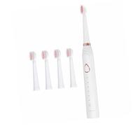 1 Set Rechargeable Sonic Electric Toothbrush Multi Functional Cleaner with Facial Brush Head for Adults Quiet Operation Gentle Gum Protection Compact Design