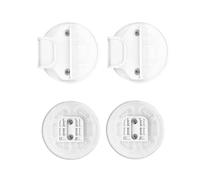 1 Set Retractable Baby Gate Replacement Part Mounting Accessories Fixing Base with Hook & Screws for Child Baby Proofing Essential