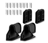 1 Set Retractable Baby Gate Replacement Part Mounting Accessories Fixing Base with Hook & Screws for Child Baby Proofing Essential