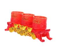 1 Set Retro Wine Cup for Temple Use Small Offering Cup with Base Decorative Buddhist Worship Classic Altar Offering