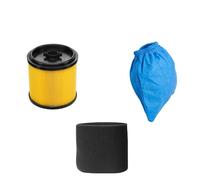 1 SET Ruiqiwei VRC51 Filter dust Bag, VCFS 3701 Cartridge vacuum HEPA Filter, Vacuum cleaner VFF51 FOAM WET FILTER Compatible with Vacmaster 5-20 Gallon Wet Dry Vacuums
