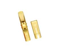 1 Set Saxophone Mouthpiece With Caps Professional Sax Metal Mouthpiece For Saxophone Golden Tenors Professional Sax With Slide Cover