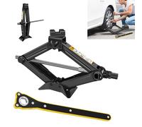 1 Set Scissor Jack with Ratchet Wrench for Audi A6 Limousine C8 4K I 2018-2024 Emergency Tire Change Carbon Steel 2 Ton Capacity Heavy Duty Lift Kit