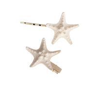 1 Set Sea Charm Hair Clip with Sea Star Detailing Elegant Decoration for Beach Parties Wedding Daily Wear Ornament