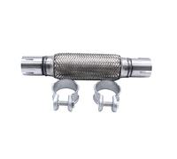 1 set SHLPDFM Flexible Exhaust Pipe 45.5x200/308mm Clamp-on Flexi Tube Joint Stainless Steel Flexible Tube Repair
