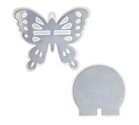 1 Set Silicone Resin for Butterfly Tray Mold Epoxy Casting Molds for Jewelry Headwear Storage Plate Home De Silicone Molds Kit for Epoxy Casting Coasters Jewelry