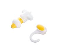1 Set Silicone Squeeze Dispenser Hanging Shower Gel and Shampoo Dispenser Refill Squeezers with Hooks Shower Gel Hook Clip Bathroom Storage Space-Saving Reusable