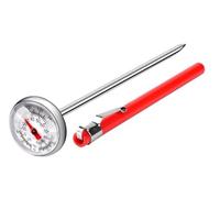 1 Set Silver Meat Thermometer for Grilling, Food Thermometer for Cooking, Milk, Kitchen Instant Read Thermometer, Pocket Thermometers Food Temperature Probe, Thermometers and Timers