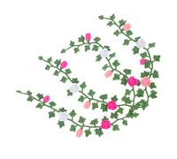 1 Set Simulated Flower Vine Model Model Statue Decoration Mailbox Doll House Material Decoration Doll Trash Can Handicraft Decoration Miniature Plants for Dollhouse Plastic Toyvian