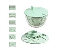 1 Set Stainless Steel Salad Spinner Small, Fruit Washer Lettuce Spinner Bowl,Vegetables Wash Bowl, Fruits & Lettuce Dryer with Slicer Egg Yolk Strainer for Salad Preparation